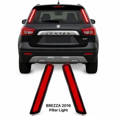 JUST MOD Brezza 2016-2022 Non-Matrix Pillar Light | 2 Function LED Light | Pack of 2