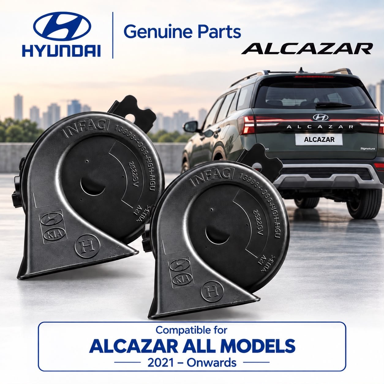 Hyundai Alcazar OEM Car Horn (2021 to Onwards)