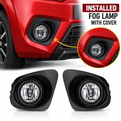 WagonR 2020-Onwards Fog Lamp Light Cover Bracket for 3 inch Projector Abs Plastic Pack of 2