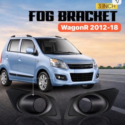 WagonR 2012-18 Fog Lamp Light Cover Bracket for 3 inch Projector Abs Plastic Pack of 2