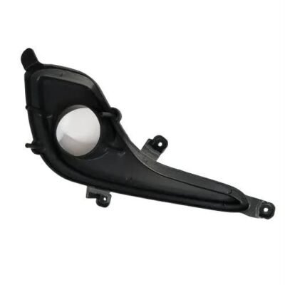 Verna Fluidic 2011-14 Fog Lamp 3 inch Bracket Cover Abs Plastic Black Pack of 2 (Projector not included)