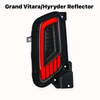 Grand Vitara / Hyryder 2022-Present Rear Bumper Reflector Light 4 Function | Brake, Parking, Indicator, Reverse | Pack of 2