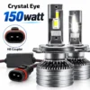 Crystal Eye 150W H8 LED Headlight