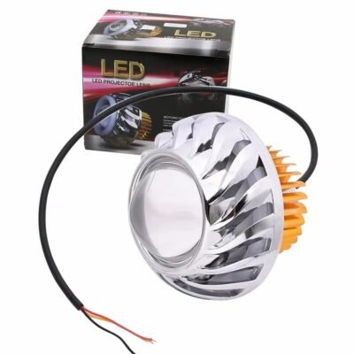 Bike Demon Eye Projector Headlight | Red Demon Eye LED Projector Light for Motorcycle Pack of 1