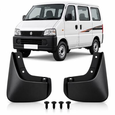 Maruti Suzuki Eeco Mud Flap Plastic Black | Car Mud guard Set Pack of 2