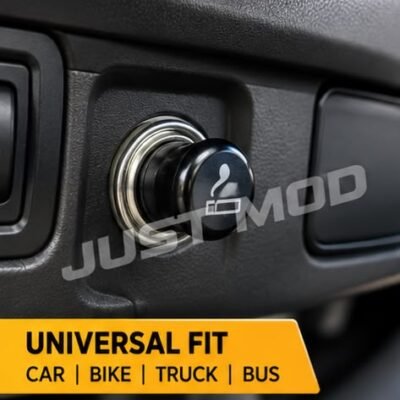 Car Cigarette Lighter & Charging Socket 12V Both Inside & Outer Side Part | Universal Auto Power Socket Pack of 1