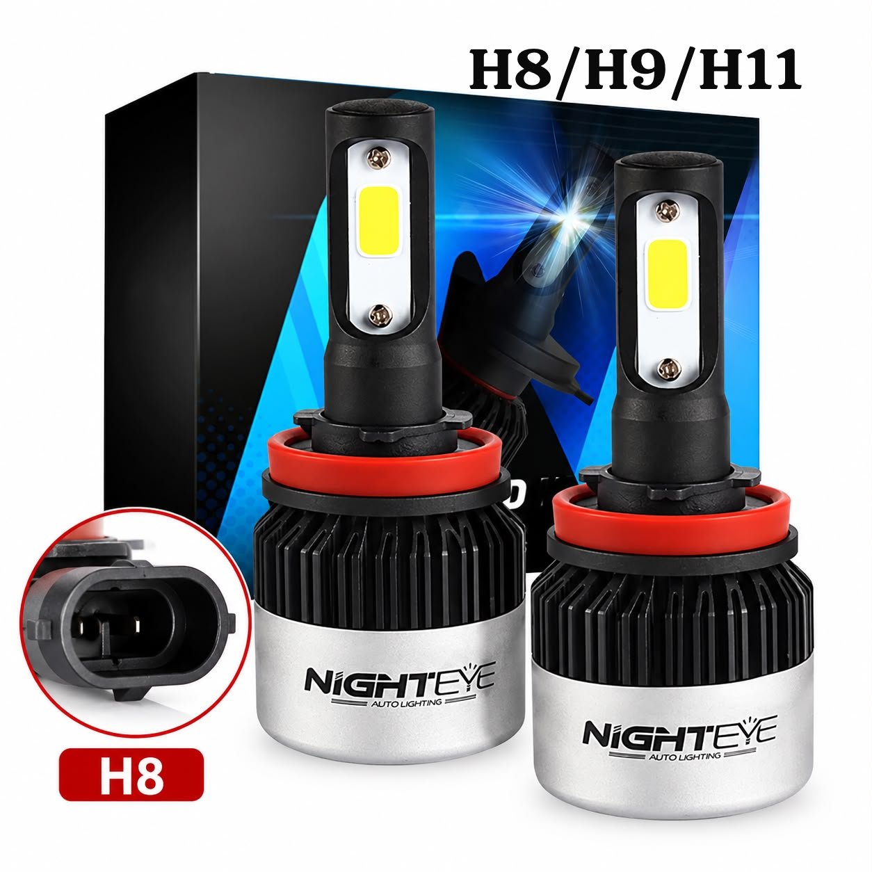 Night Eye 72W LED Fog light Bulb