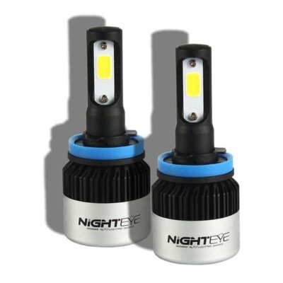 Original Night Eye 72W LED Fog light Bulb H8/H9/H11 9000LM 6500K Auto Conversion Driving Lamp | Cool White Light | Pack of 2