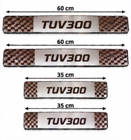 Tuv 300 Car Door Steel Welcome Sill Plate