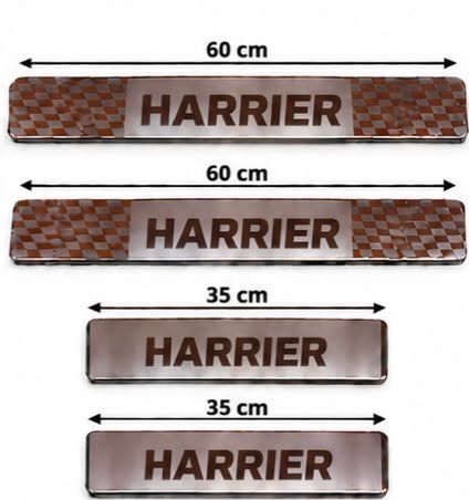 Harrier Car Door Steel Welcome Sill Plate
