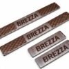 Brezza Car Door Steel Welcome Sill Plate