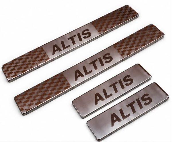 Altis Car Door Steel Welcome Sill Plate