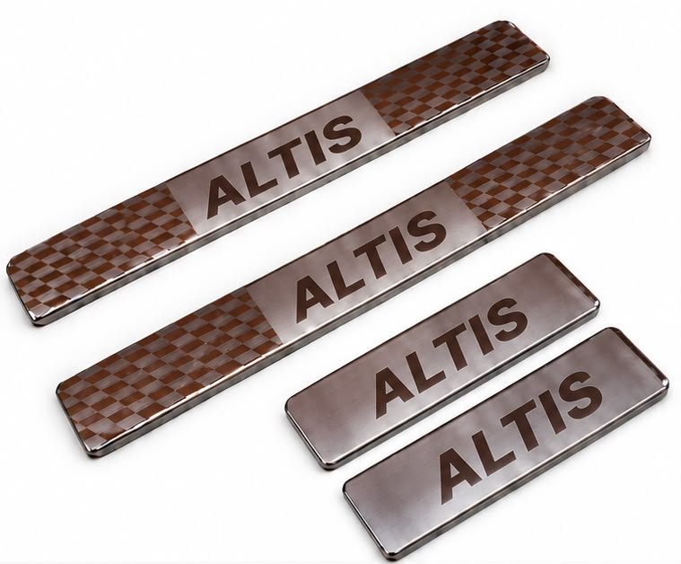 Altis Car Door Steel Welcome Sill Plate