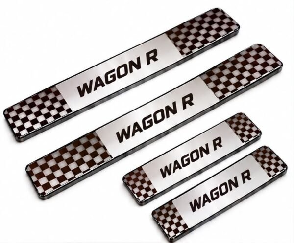 Wagon R Car Door Steel Welcome Sill Plate