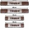 Triber Car Door Steel Welcome Sill Plate
