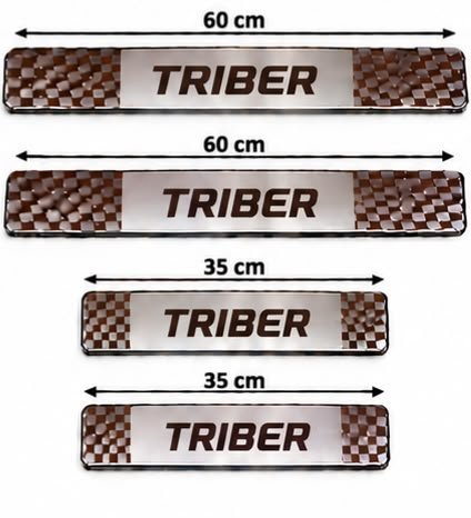 Triber Car Door Steel Welcome Sill Plate