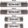 Civic Car Door Steel Welcome Sill Plate