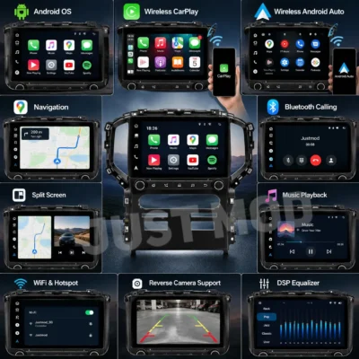 Hypersonic XL-Fit Android Multimedia Player for Mahindra Scorpio-N 2022-2026 | 10.1 Inch QLED Display | Apple CarPlay & Android Auto | 5G Ready