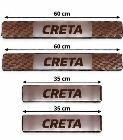 Creta Car Door Steel Welcome Sill Plate