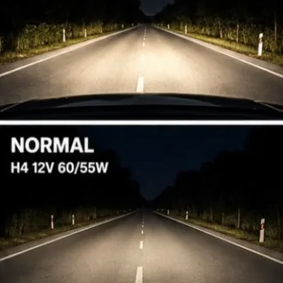 Osram H4 Halogen Headlight Bulb 100/130W 12V High Low Beam Universal for Car Bike Pack of 2