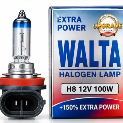 Walta H8 100w 3000k Headlight Bulb +150% Extra Power Yellow Bulb Pack of 2