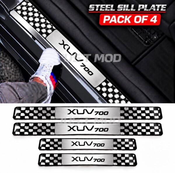 XUV 700 Car Door Steel Welcome Sill Plate