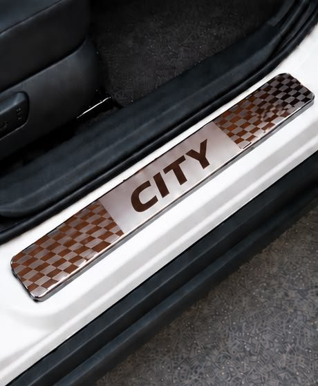 City Car Door Steel Welcome Sill Plate 