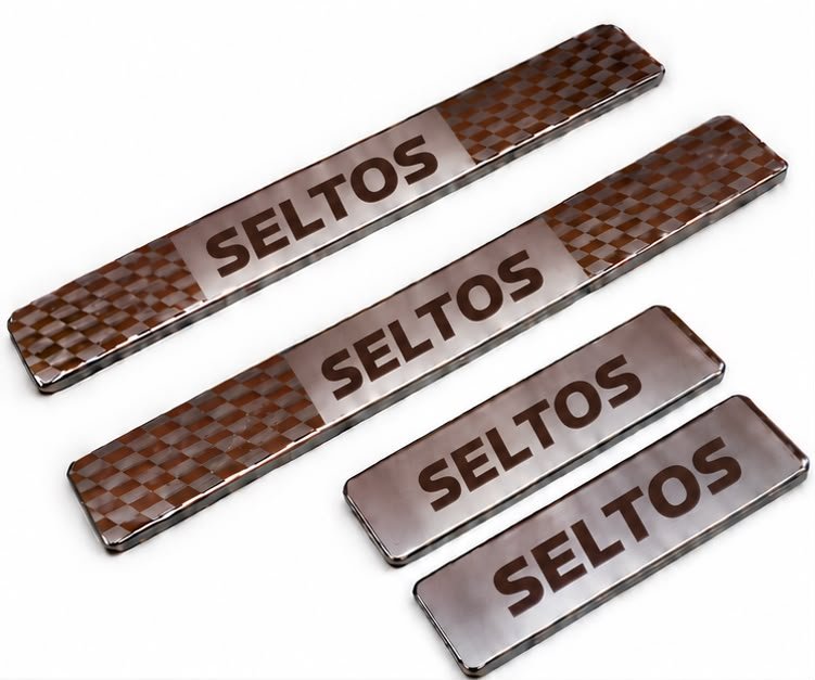 Seltos Car Door Steel Welcome Sill Plate