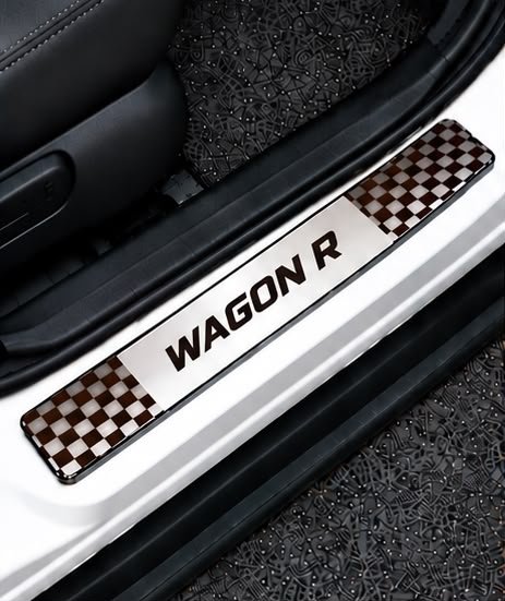 Wagon R Car Door Steel Welcome Sill Plate