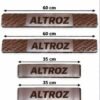 Altroz Car Door Steel Welcome Sill Plate