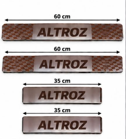 Altroz Car Door Steel Welcome Sill Plate