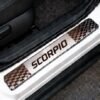 Scorpio Car Door Steel Welcome Sill Plate