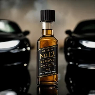 Air Drift No.12 Reserve Black Car Perfume Drive Premium – 70ml Luxury Car Fragrance (Pack of 1)