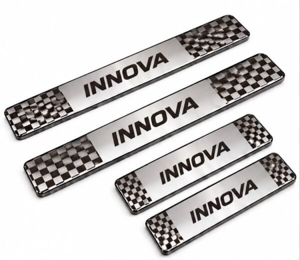 Innova Car Door Steel Welcome Sill Plate