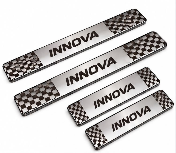 Innova Car Door Steel Welcome Sill Plate