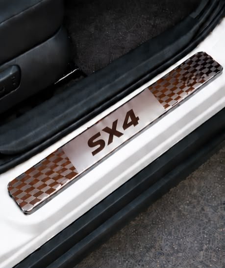 SX4 Car Door Steel Welcome Sill Plate