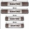 Santro Car Door Steel Welcome Sill Plate