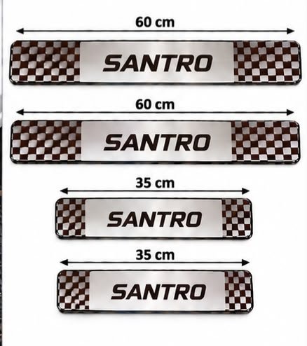 Santro Car Door Steel Welcome Sill Plate
