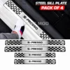 Spresso Car Door Steel Welcome Sill Plate