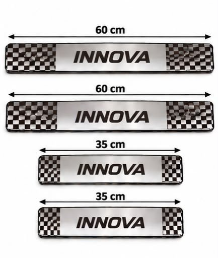 Innova Car Door Steel Welcome Sill Plate