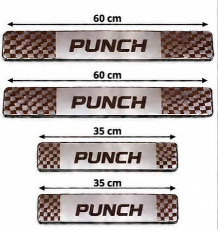 Punch Car Door Steel Welcome Sill Plate