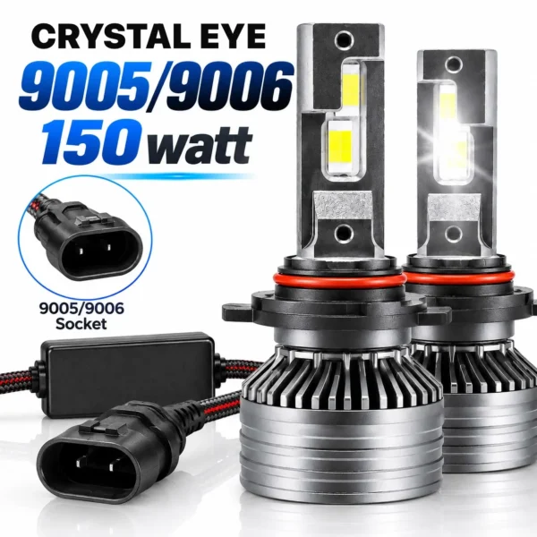 Crystal Eye 150W 9005/9006 LED Headlight