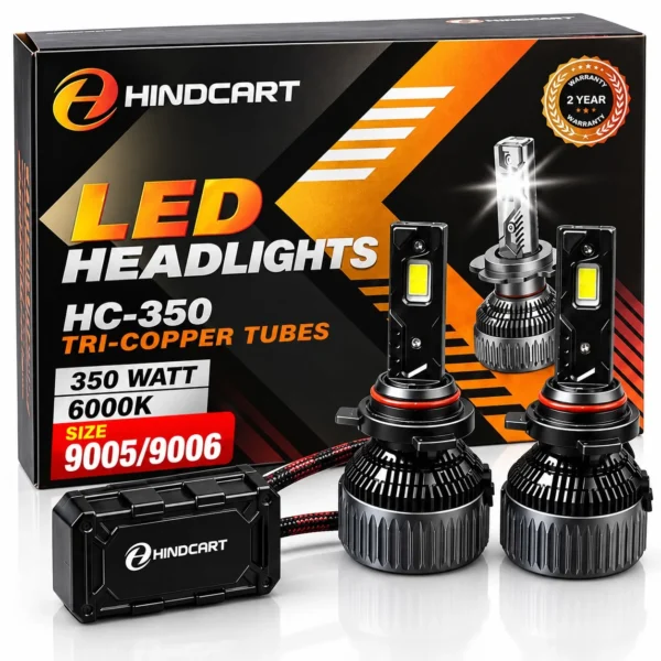 Hindcart 350W 9005/9006 LED Light Bulb
