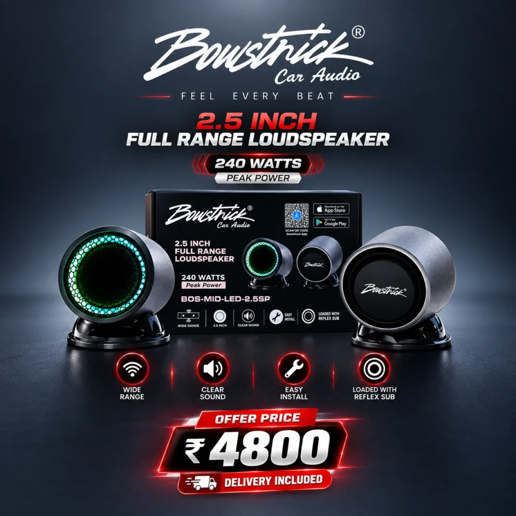 Bowstrick car tweeter speaker