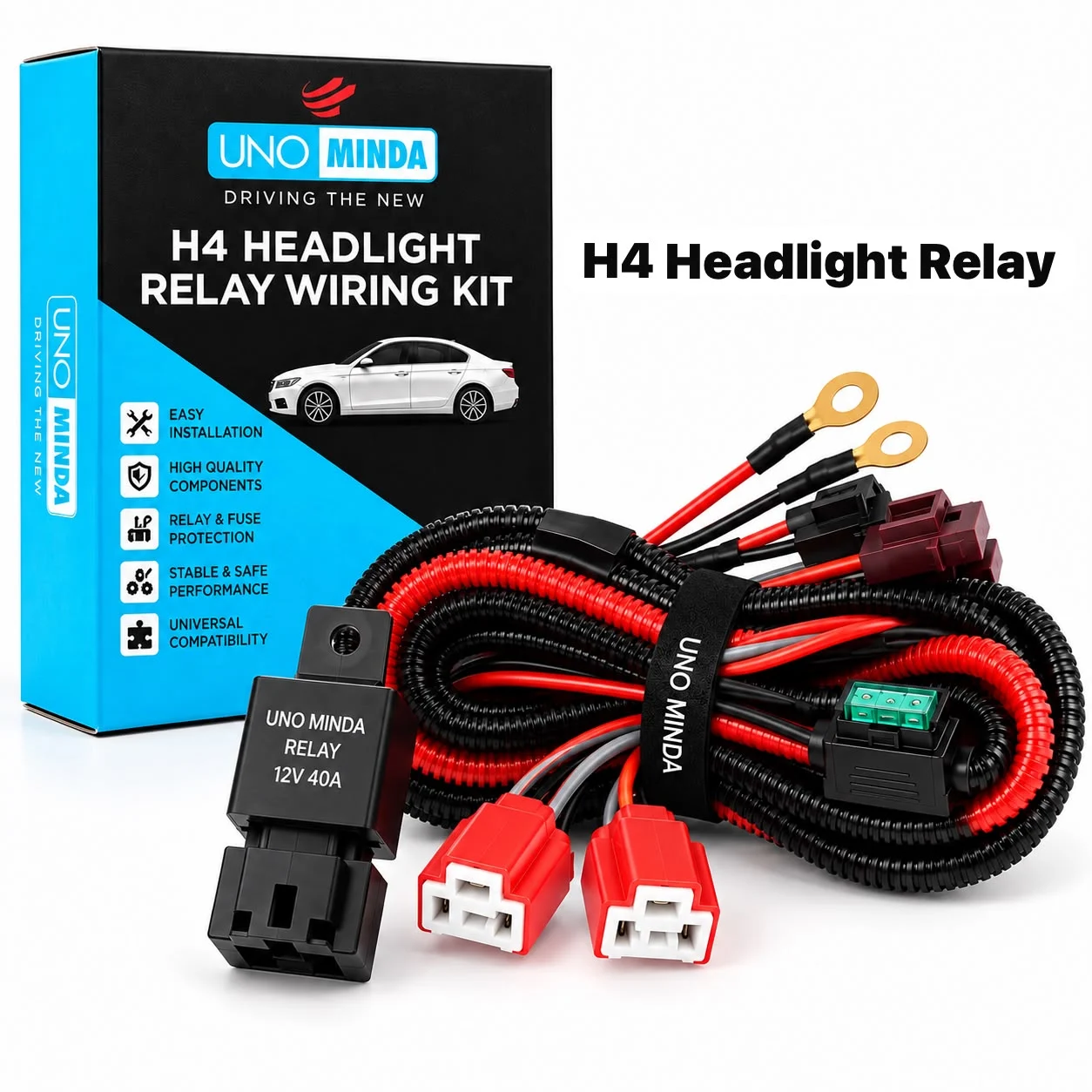 UNO Minda Headlight Relay H4