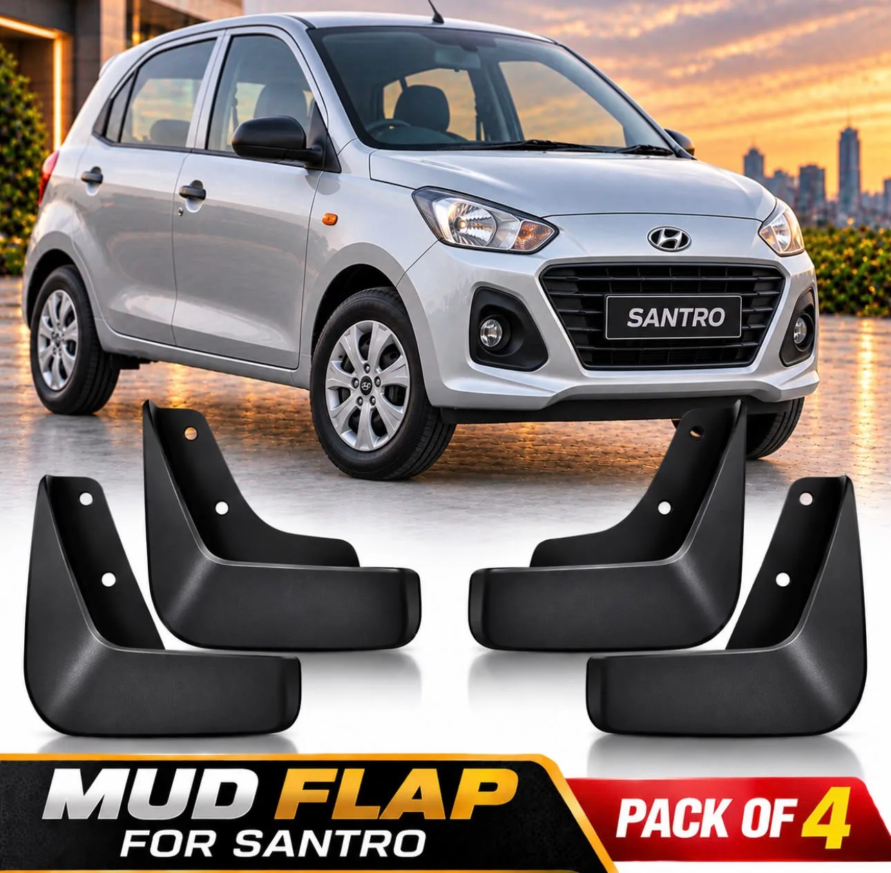 Santro Mud Flap