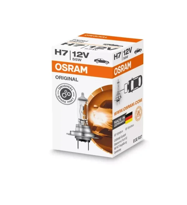 Osram H7 Halogen Headlight Bulb 55W 12V