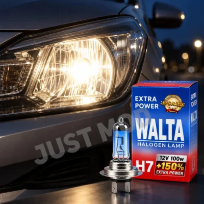 Walta H7 100w 3000k Headlight Bulb +150% Extra Power Yellow Bulb Pack of 2