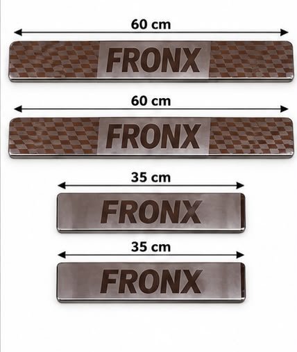 Fronx Car Door Steel Welcome Sill Plate