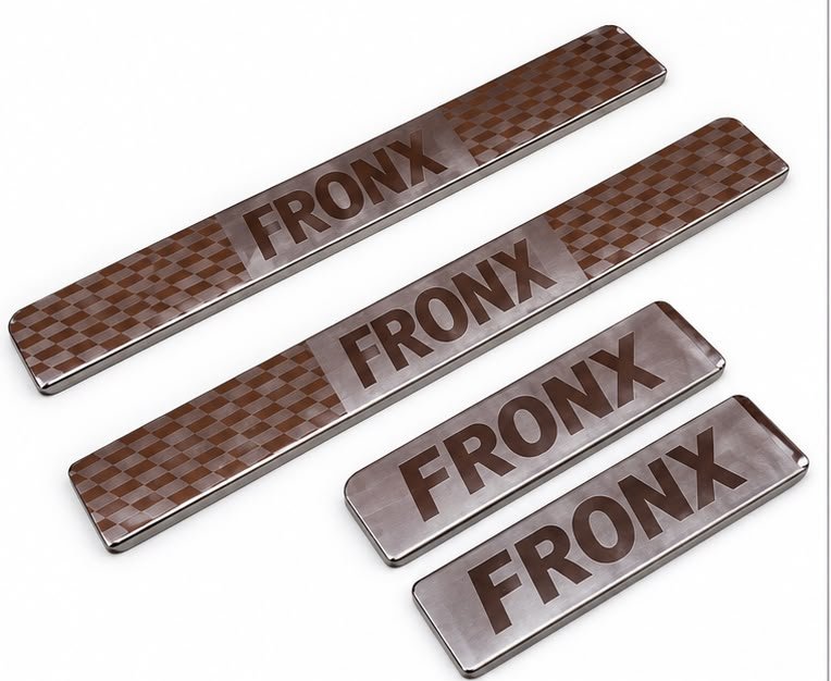 Fronx Car Door Steel Welcome Sill Plate